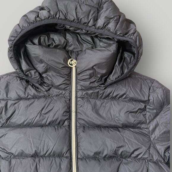 Michael Kors Hooded Packable Down  Puffer Coat sz S - Picture 6 of 9